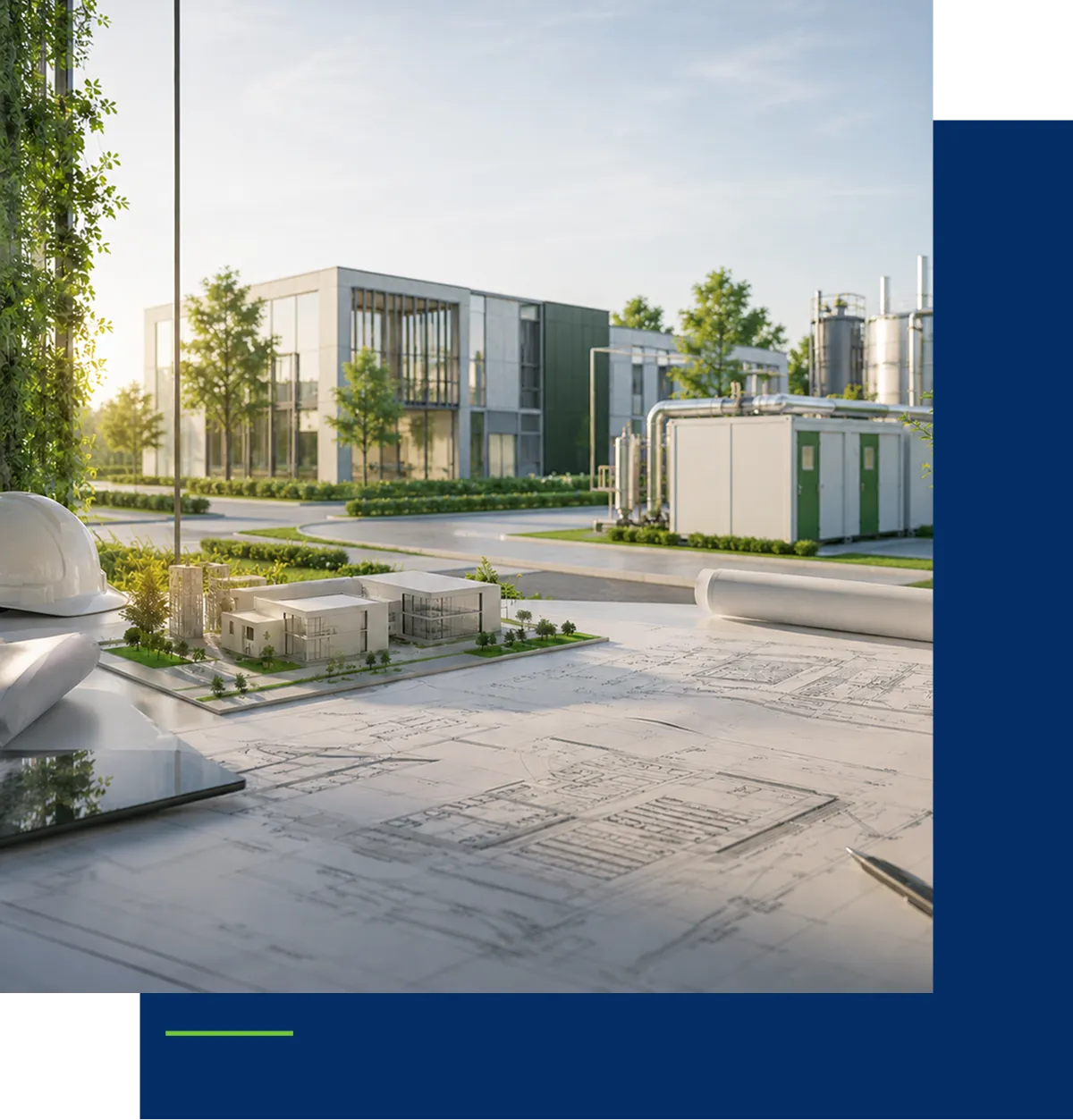 progetto-impianto-industriale-planimetrie-plastico-architettonico